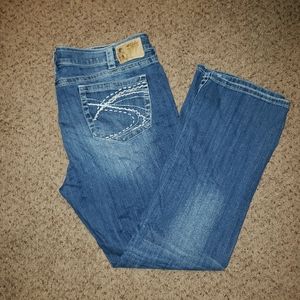 Womens Plus Size Silver Aiko Boot Cut Jeans